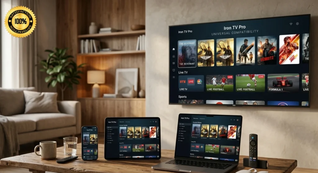 Iron TV Pro Officiel | Abonnement IPTV 4K Stable & Fiable